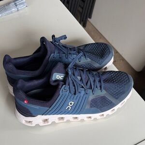 On Running Men's Navy Athletic Shoes
